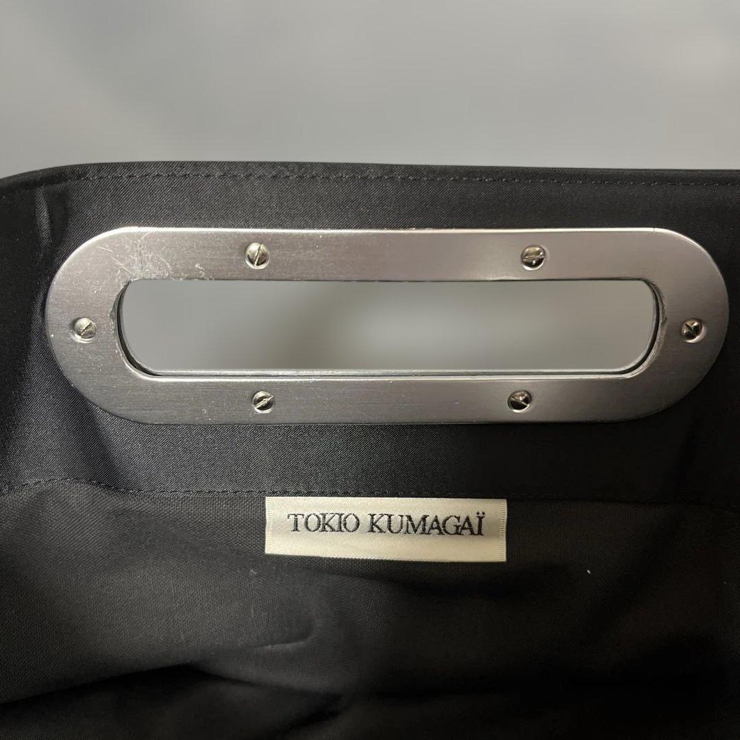激レア美品✨80sトキオクマガイ　ロゴ型押トートバッグ　ナイロン　A4可