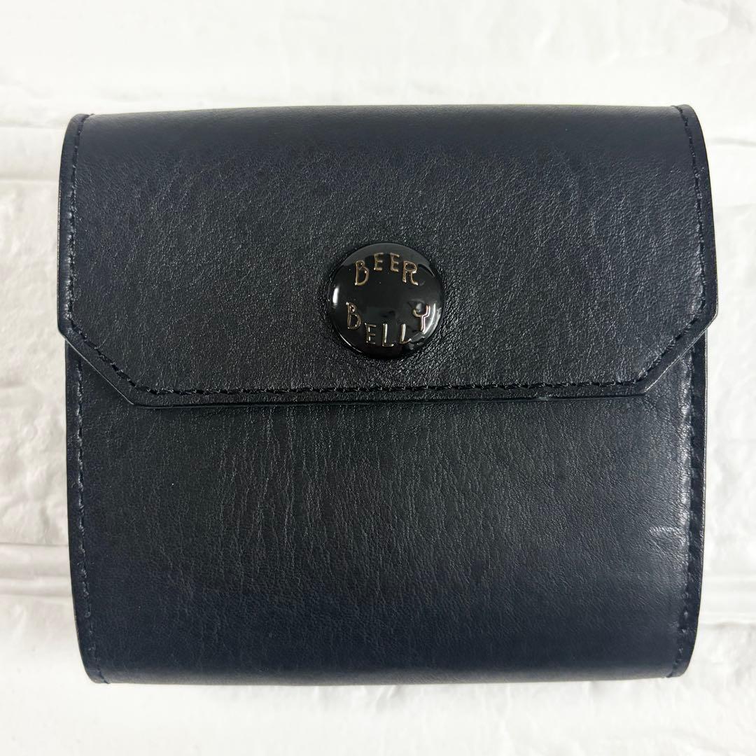 【新品未使用】 ビアベリー ハッチバック ブラック 折り財布 レザー