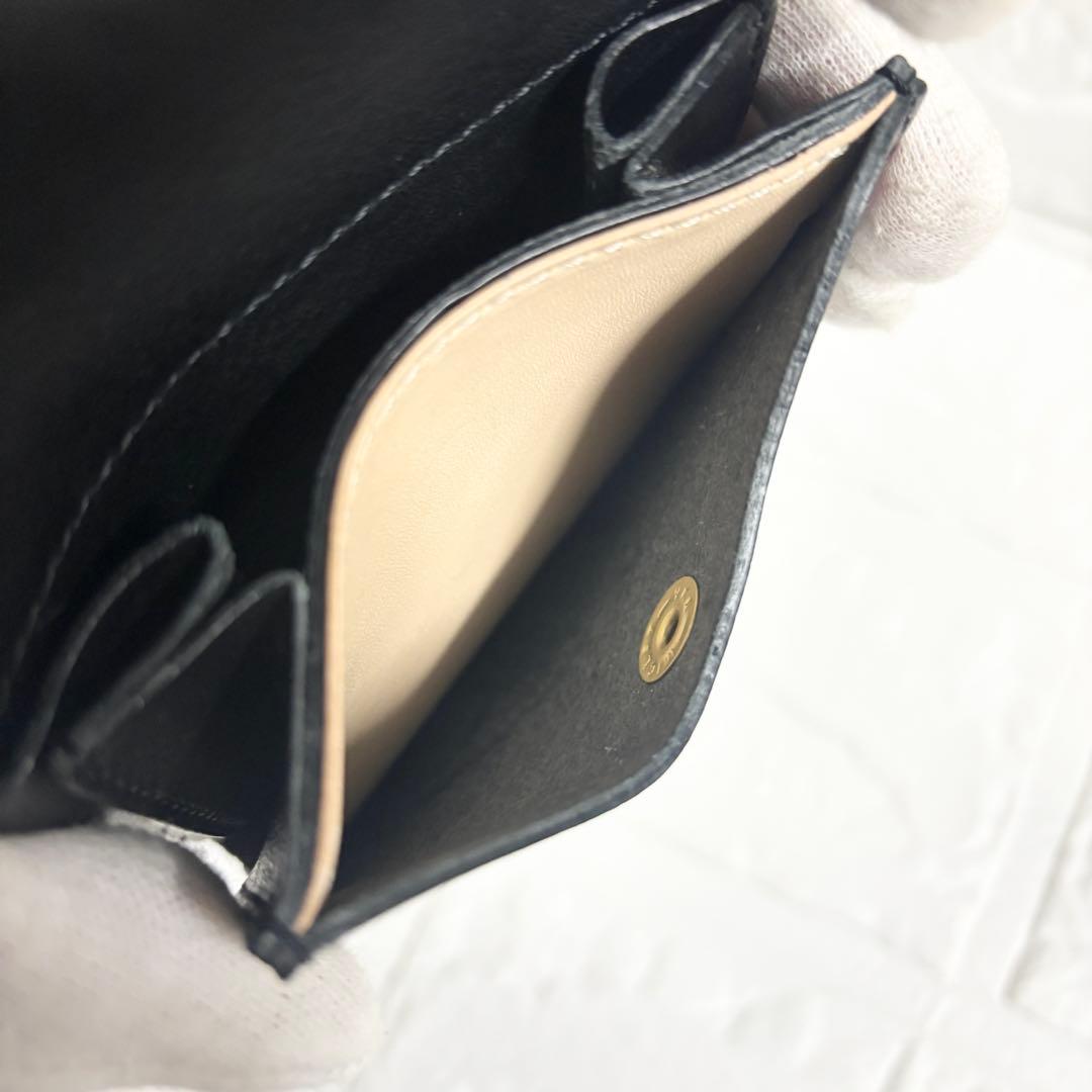 【新品未使用】 ビアベリー ハッチバック ブラック 折り財布 レザー