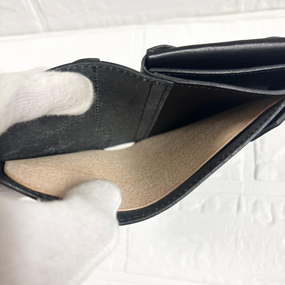 【新品未使用】 ビアベリー ハッチバック ブラック 折り財布 レザー