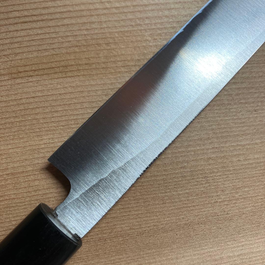菊一文字別作　フグ引き包丁　白鋼　天然砥石で本刃付け済み❗️