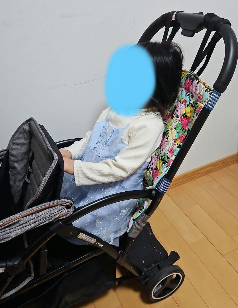 KATOJIベビーカー 2シーター（グレー）