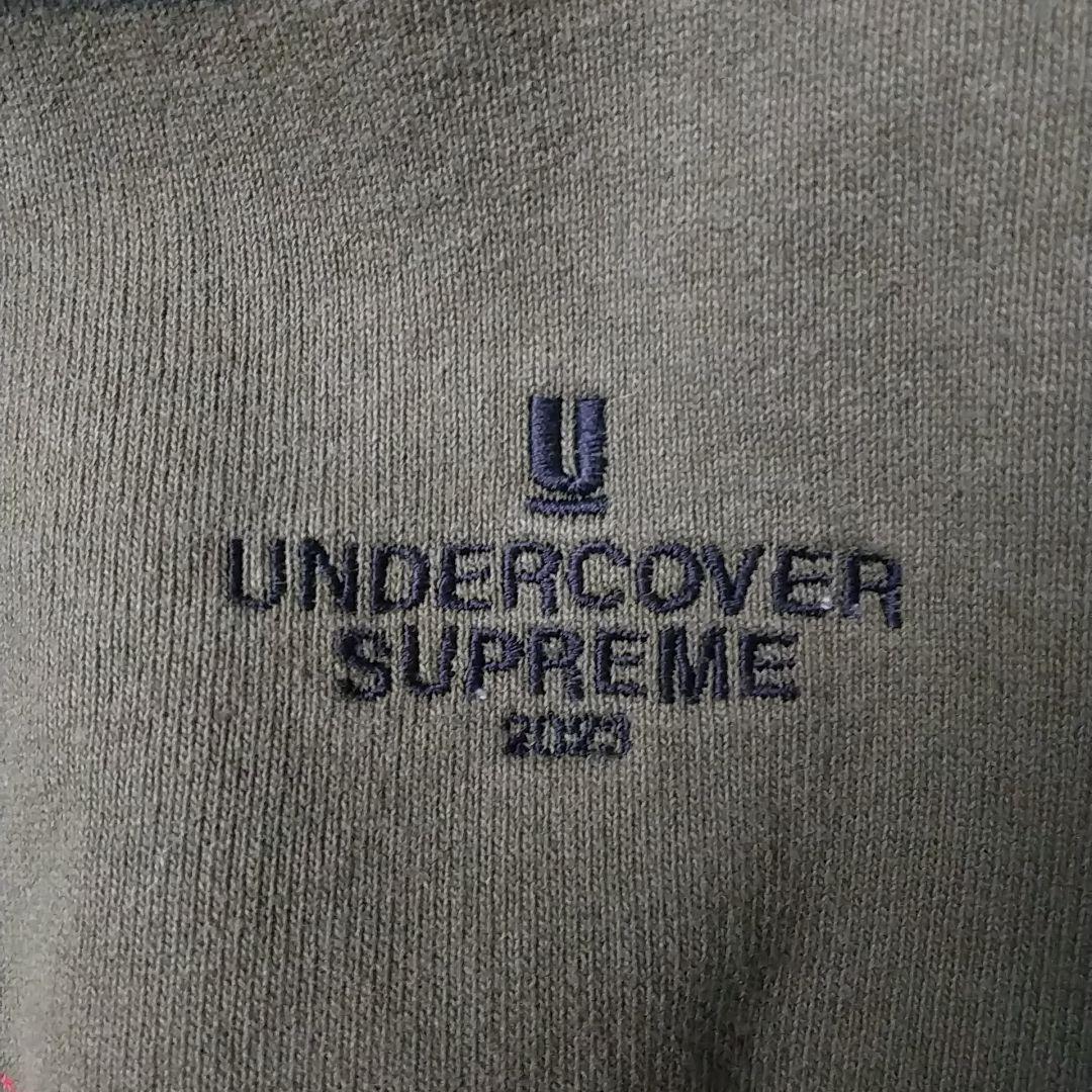 美品☆入手困難☆シュプリーム×アンダーカバー 刺繍ロゴ 総柄 パーカー L