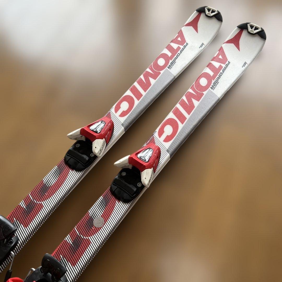 ATOMIC 120 スキー ホワイト/レッド