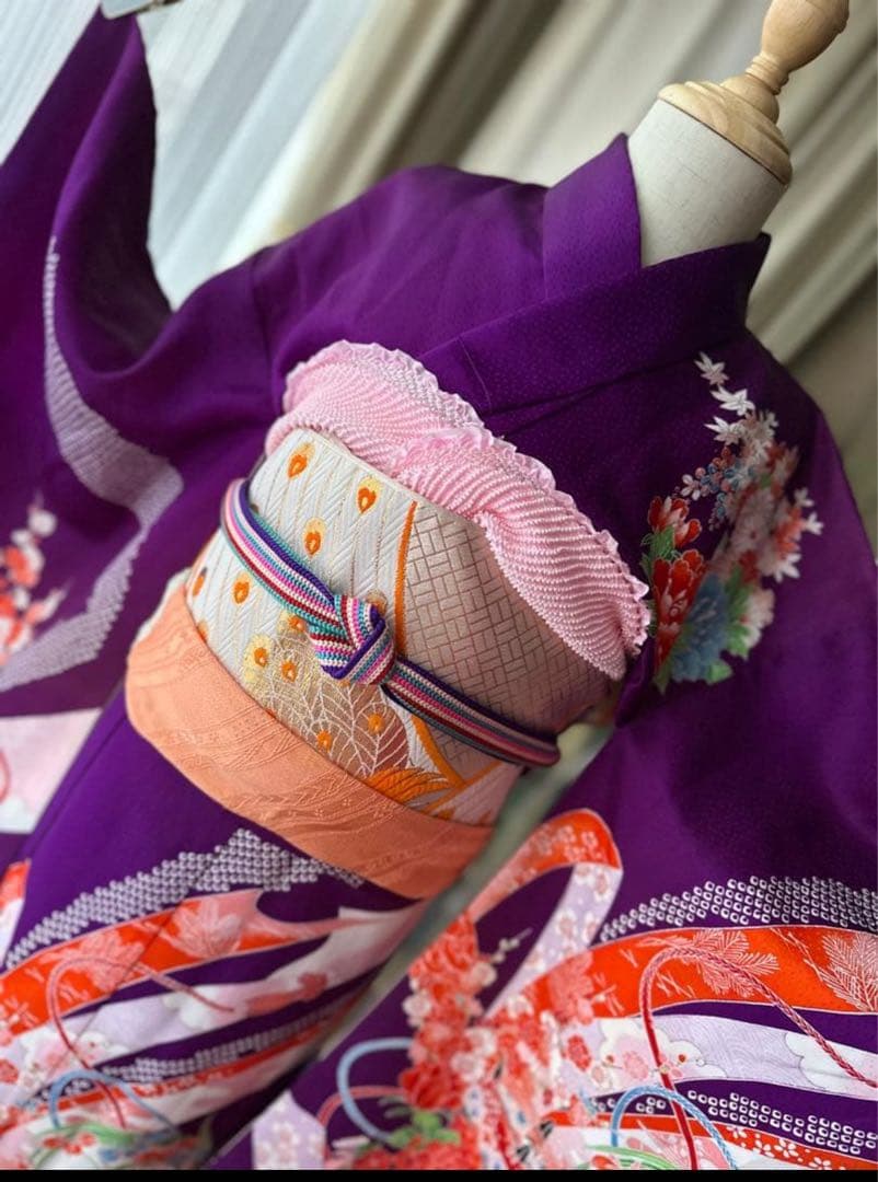 7歳七五三　着物　フルセット