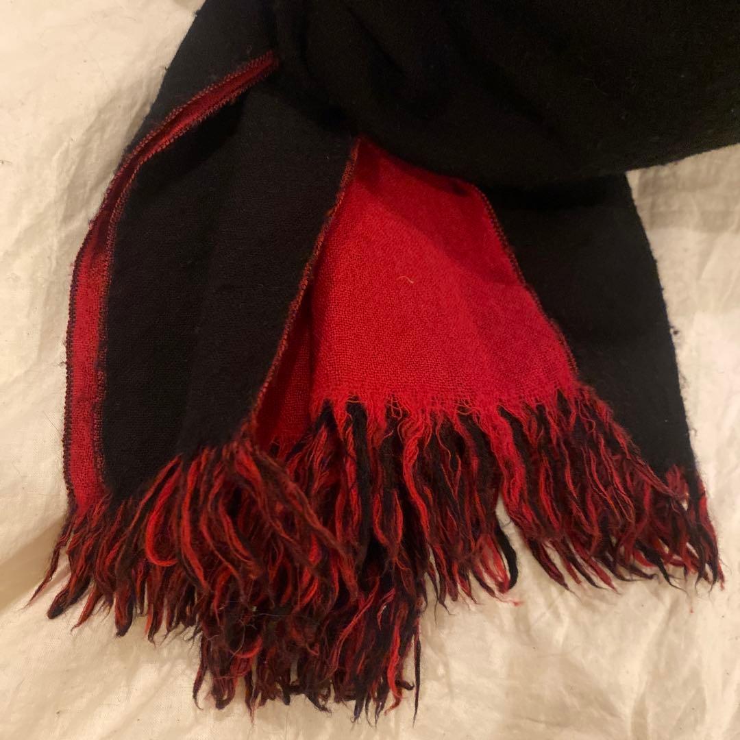 T*a様 yohji yamamoto ヨウジヤマモト 黒 赤 リバーシブル マ