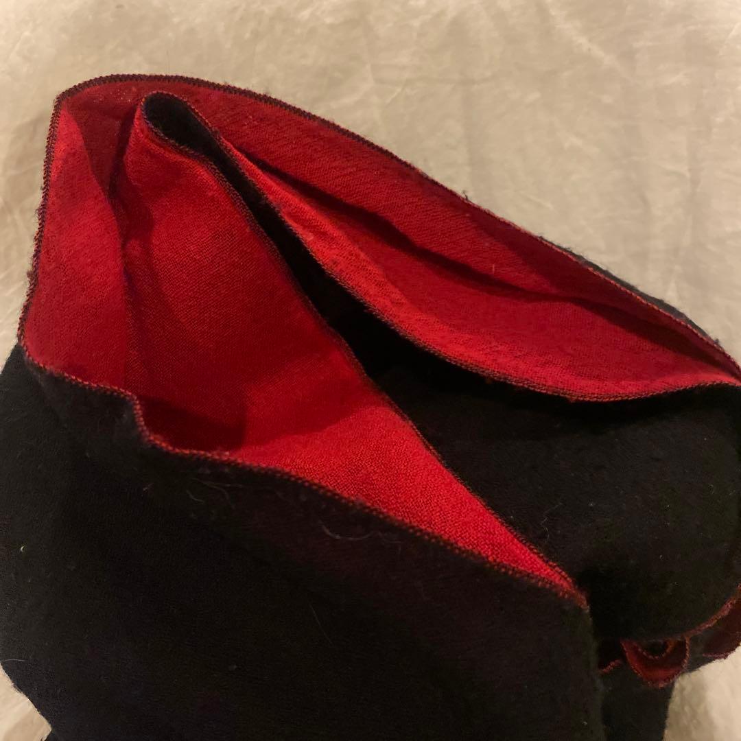 T*a様 yohji yamamoto ヨウジヤマモト 黒 赤 リバーシブル マ