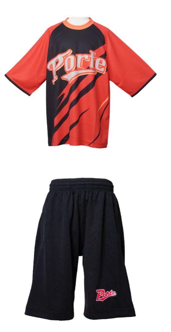 野球 ポルテ 半袖Tシャツ ハーフパンツ ユニフォーム 2点