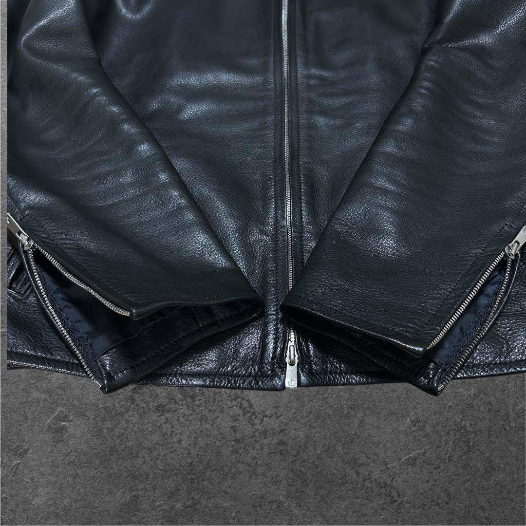 LEATHER HOUSE カウレザー レザージャケット シングルライダース