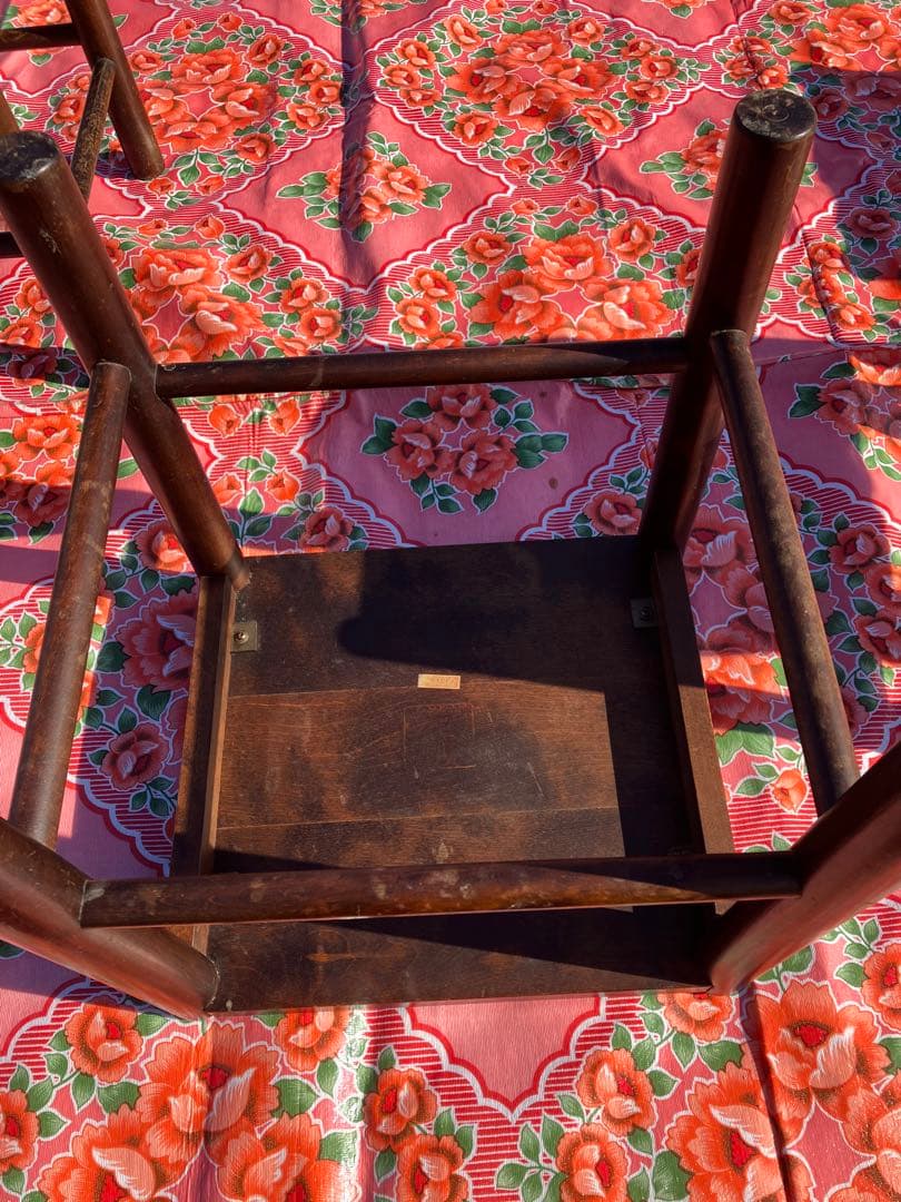 アンティーク 北海道民芸 スツール チェア 椅子　イス ヴィンテージ ③