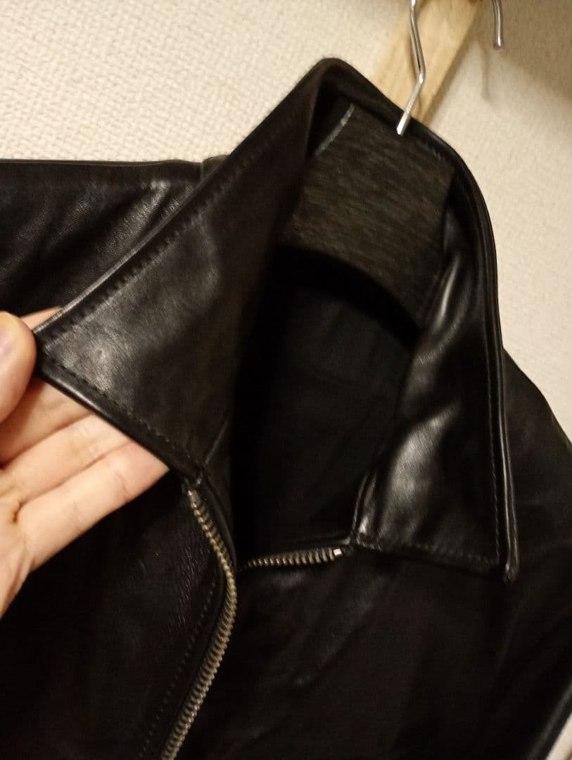 馬革 ホースハイドレザー　シングルライダースジャケット