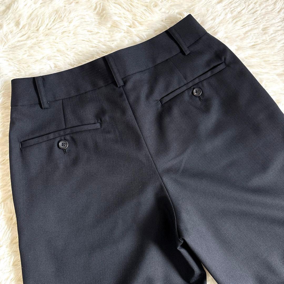 【訳あり】未使用品✨マーガレットハウエル　パンツセットアップ ウール L 黒