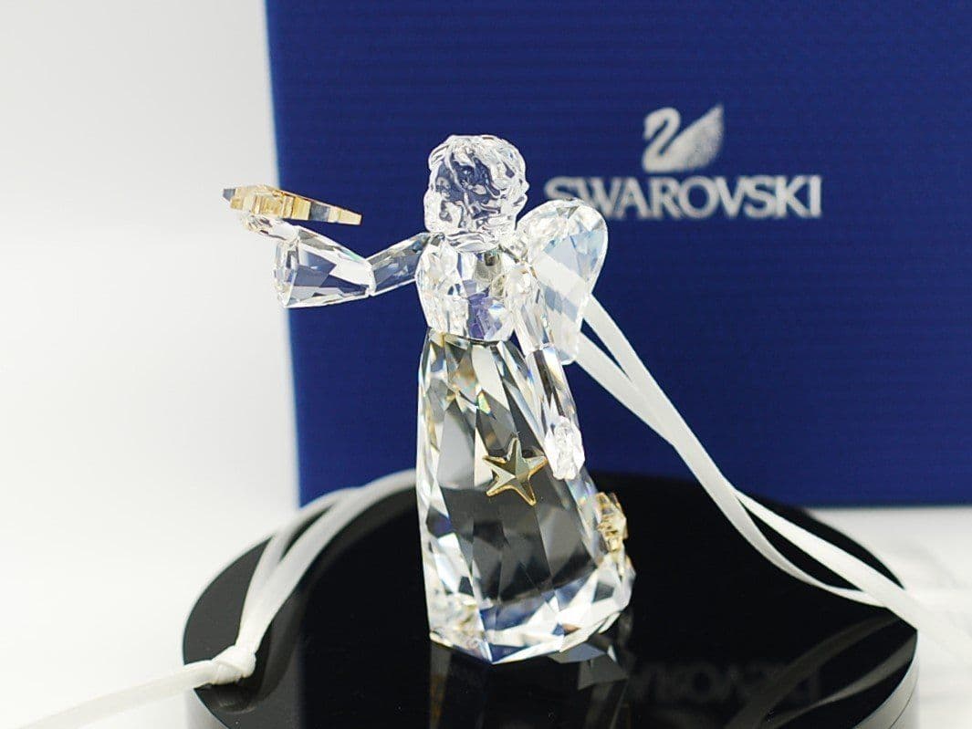 スワロフスキー クリスタル2010年度限定 エンジェル天使 オーナメント 置き物