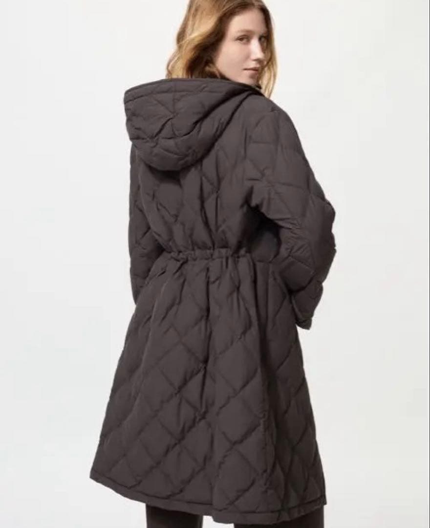 UNIQLO パフテックロングコートリラックスフィット　黒　XS