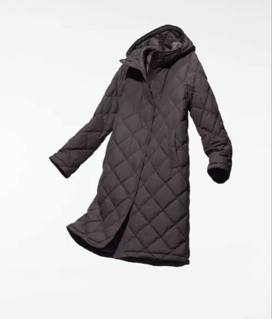 UNIQLO パフテックロングコートリラックスフィット　黒　XS