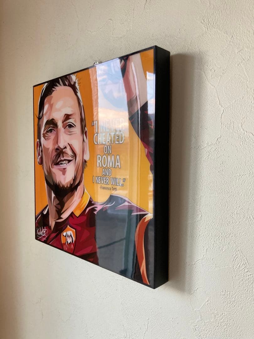 サッカー選手　アートパネル　壁掛け　6枚セット ポスター　匿名即発送　レジェンド