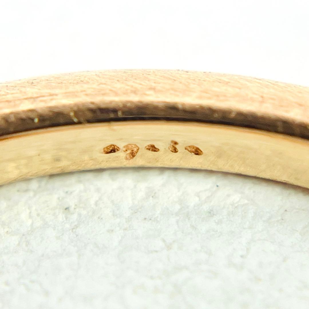 ☆のん☆のん☆ アガット K10 ダイヤモンド付リング D:0.005ct