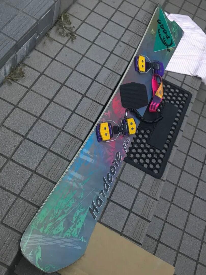 POGO スノーボード　ハードコアフレックスアルペンボード.ビンデング付き