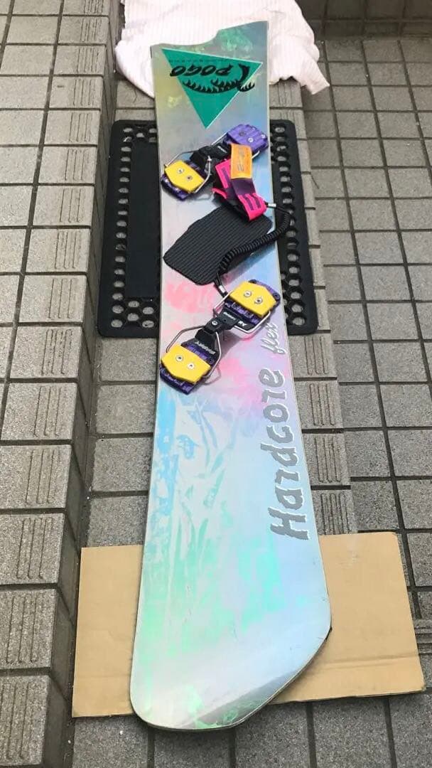 POGO スノーボード　ハードコアフレックスアルペンボード.ビンデング付き