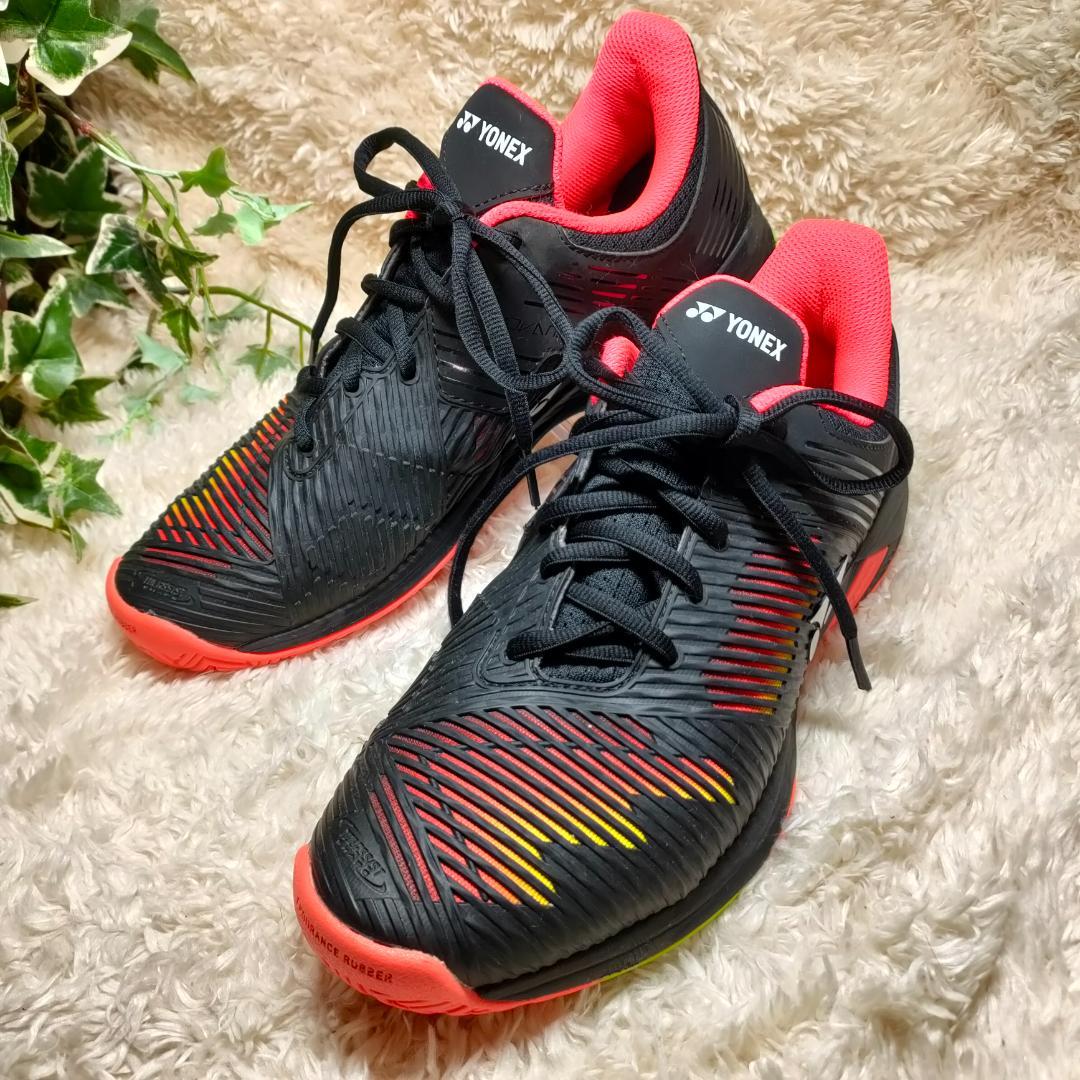 【良品】YONEX テニスシューズ　オールコート　パワークッション　ソニケージ