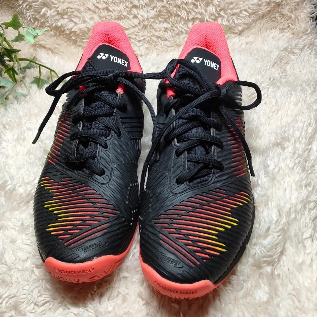 【良品】YONEX テニスシューズ　オールコート　パワークッション　ソニケージ