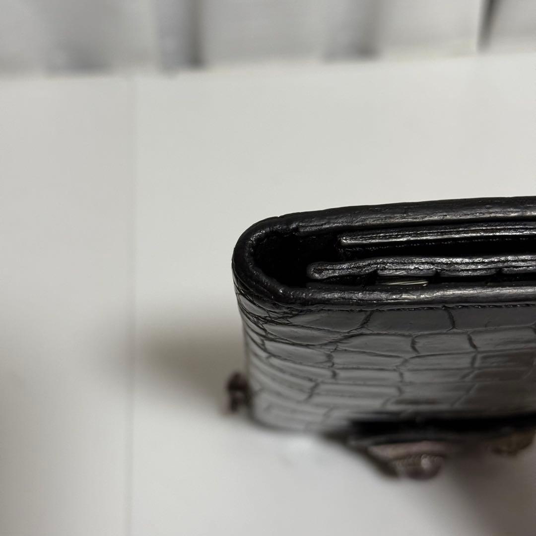 ⭐️極美品⭐️　KC’s　クロコダイル　貴石　長財布　ブラック　ユニセックス