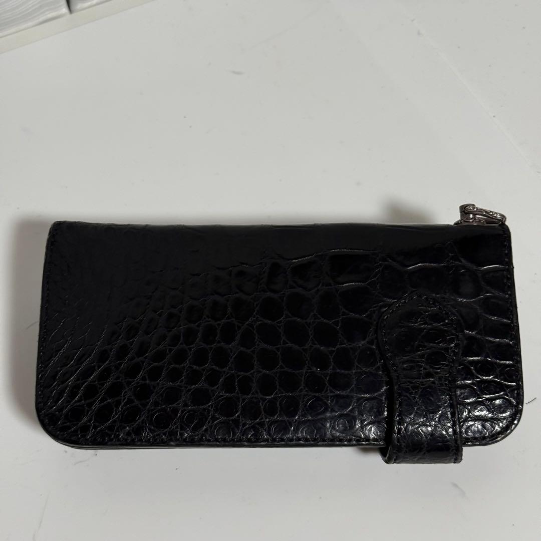 ⭐️極美品⭐️　KC’s　クロコダイル　貴石　長財布　ブラック　ユニセックス