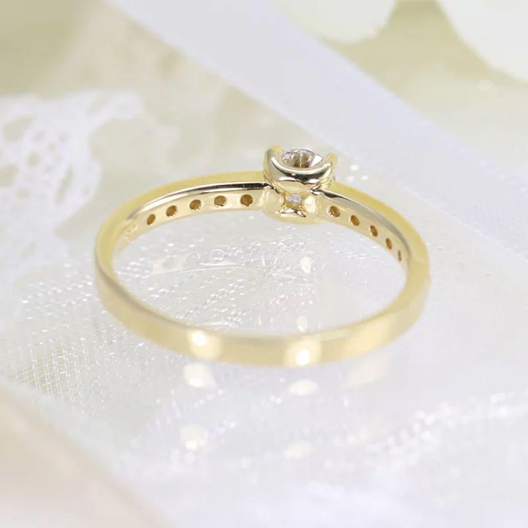 美品　18k リング　ダイヤモンド