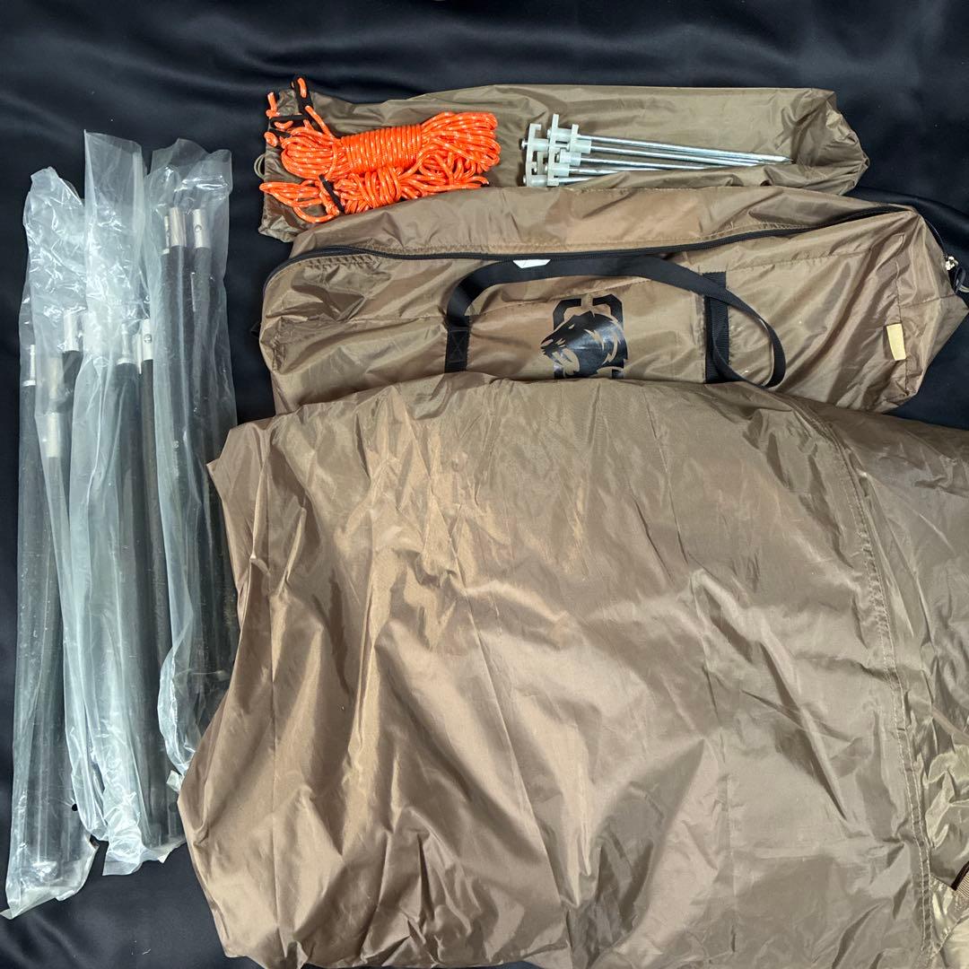 く*u様 ワンティグリス　パップテント　前幕付