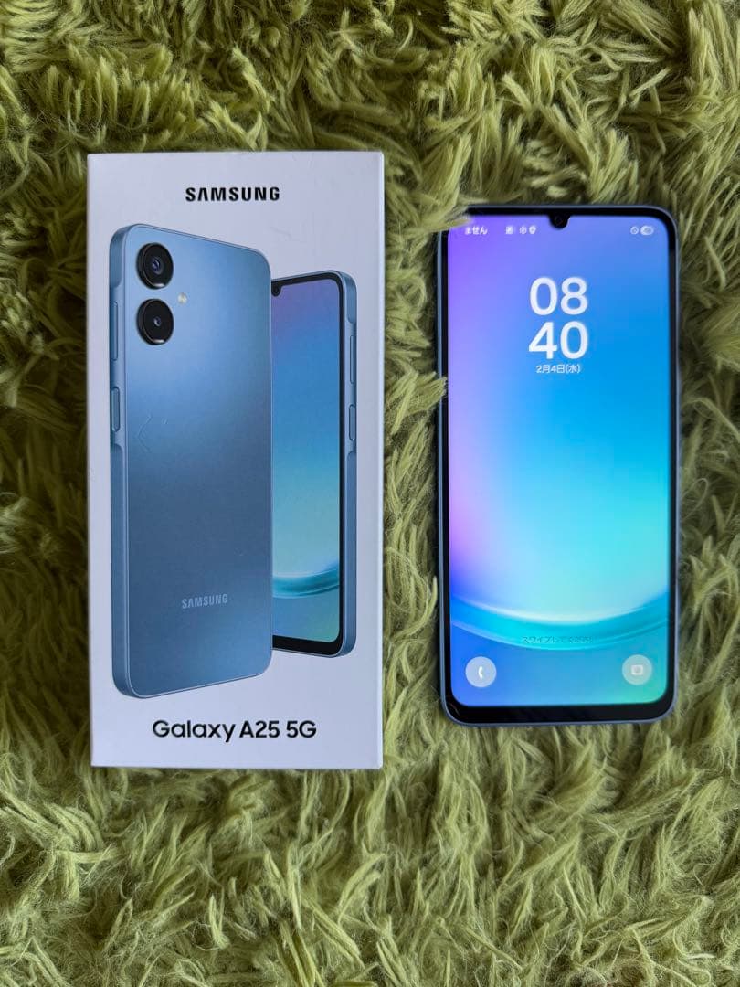 Samsung Galaxy A25 5G 本体 ブルー　スマホ