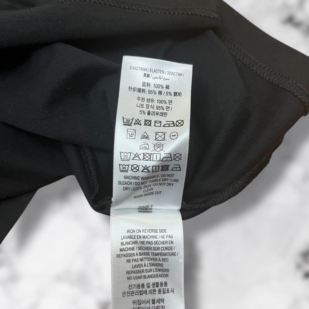 【極美品】BURBERRY プリントTシャツ 半袖 黒 バンビ 現行 高級シルク