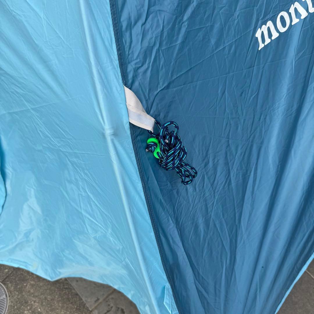 人気モンベル　クロノスドーム2 山岳テント　ブルー軽量コンパクト