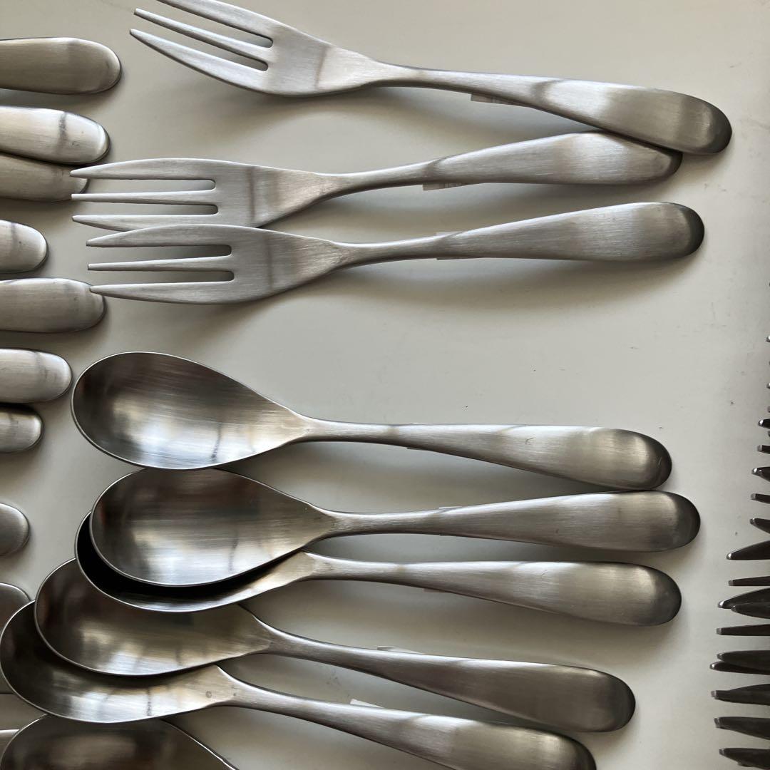 燕190 ナイフ スプーン大小 フォーク大小 レスト 各30 マドラー 10