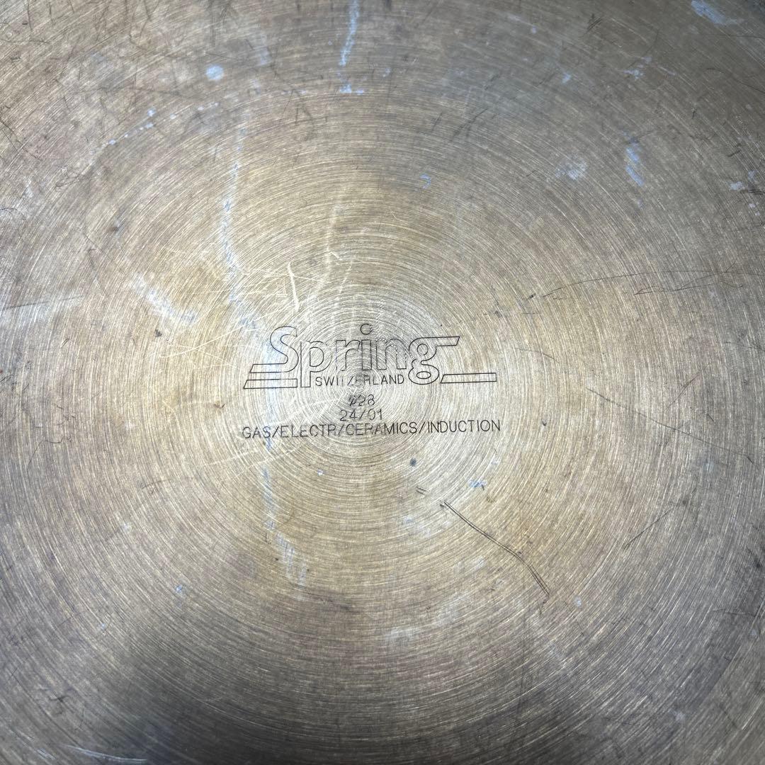 入手困難】スプリング社　Spring社　フライパン30cm ステンレス5層