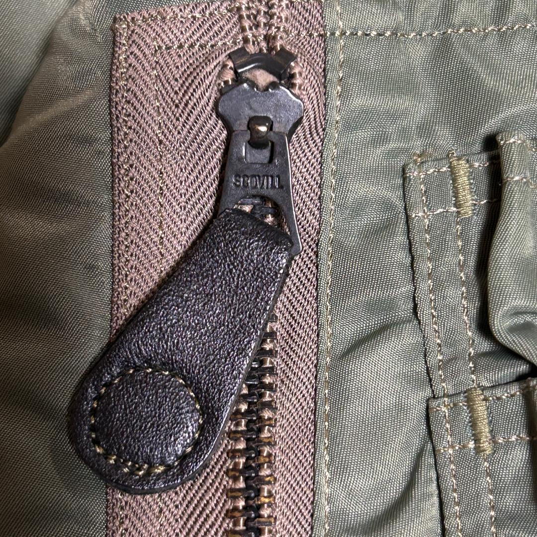 希少　初期　バズリクソンズ　B-15D　MOD　フライトジャケット　オリーブ　緑