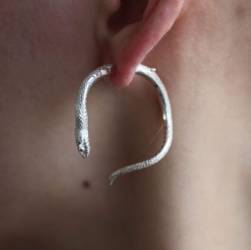 ELCAMI エルカミ シルバー 蛇 スネーク ピアス
