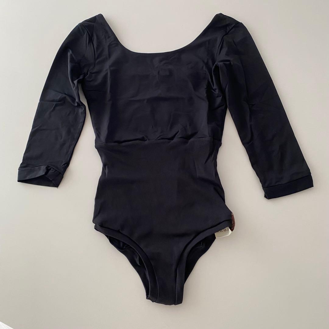 adalu MEZZALUNA Nero ワンピース水着