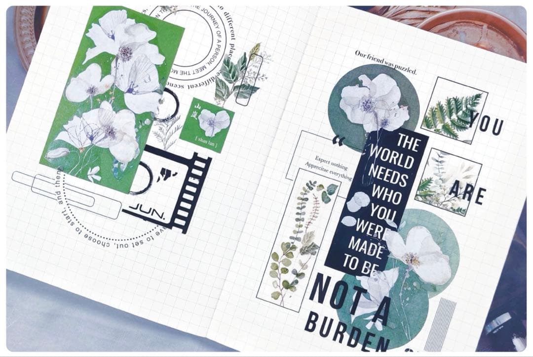 ⭐️SALE⭐️WT《素月荧香》海外マスキングテープ　マステ 【2615】