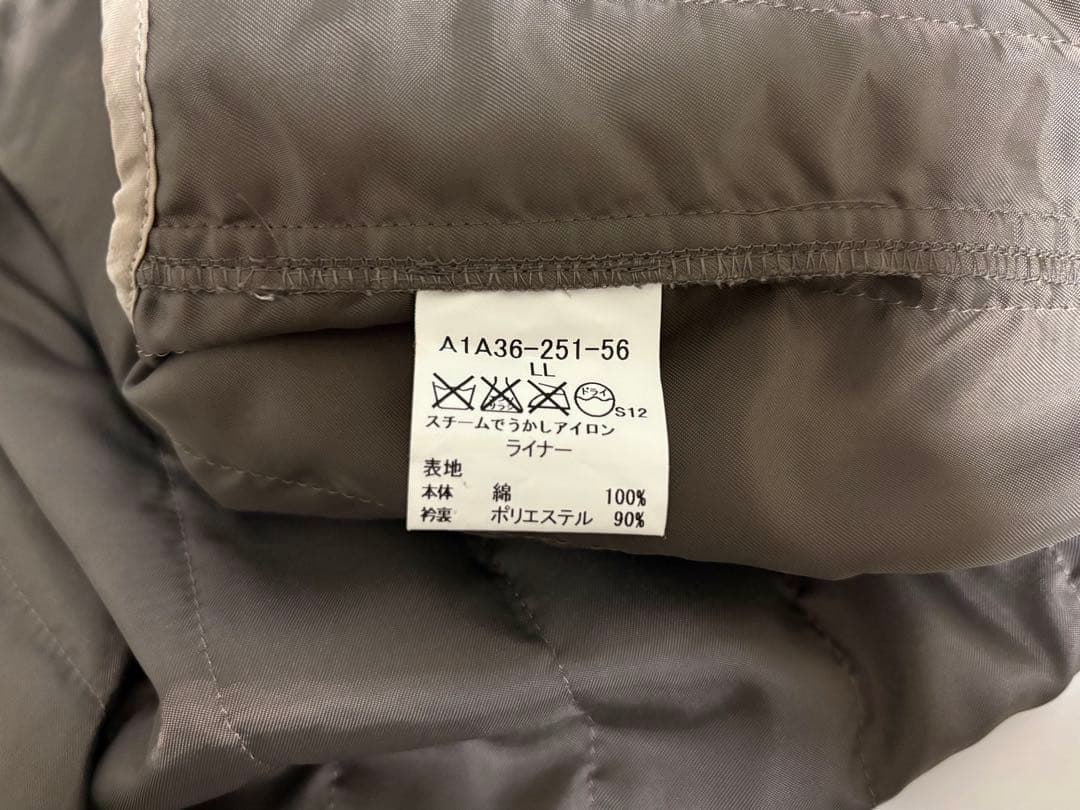 BURBERRY LONDON中綿ライナー付きステンカラーコート L ブラウン