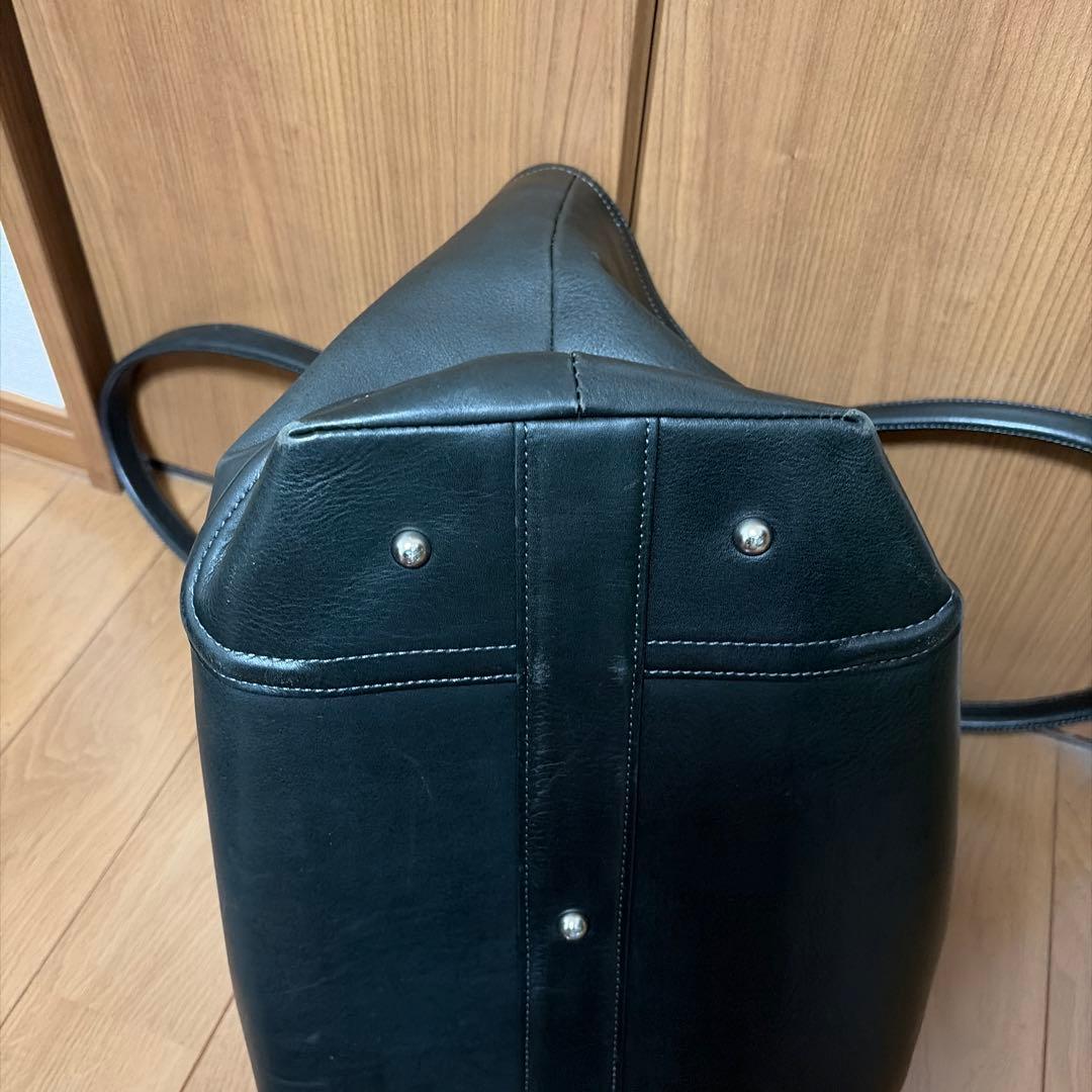 FIVE WOODS ダークネイビーレザー トートバッグ