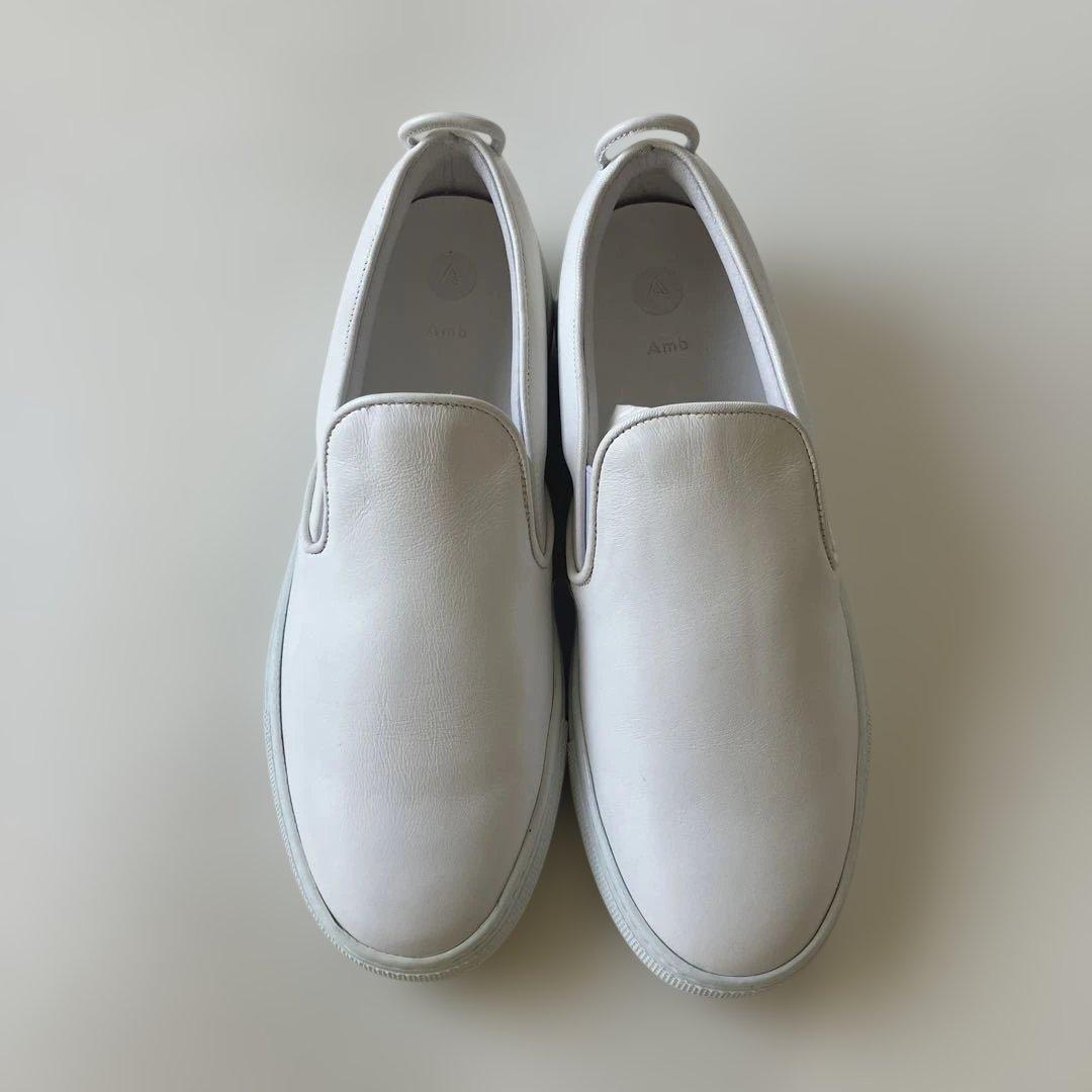 未使用　Amb 2000 DAYTONA / SLIP-ON レザースリッポン