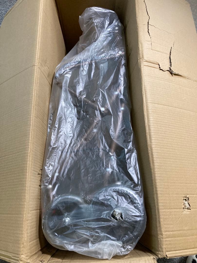 チェック柄クッション付きシルバーカー