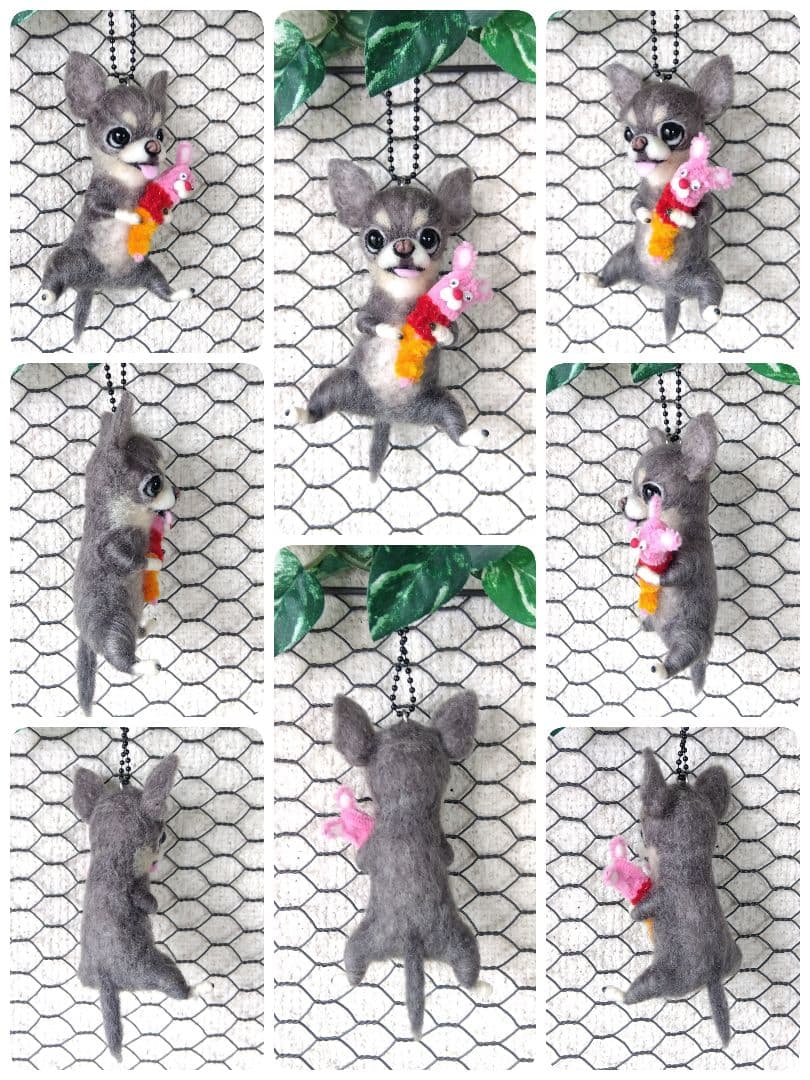 羊毛フェルト　トイプードル　チワワ　フレンチブルドッグ　ダックス