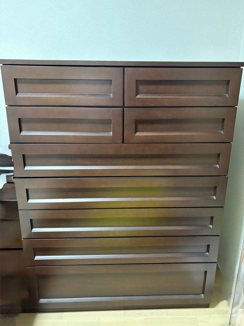 【大塚家具　美品！】ダークブラウン 桐ダンス　幅105センチ