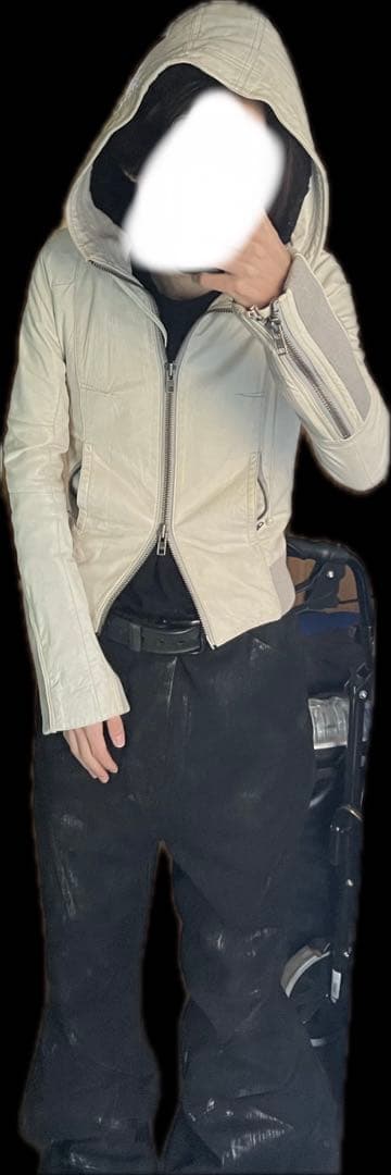 swag 00s 羊革　archive opium vkei ホワイトレザー