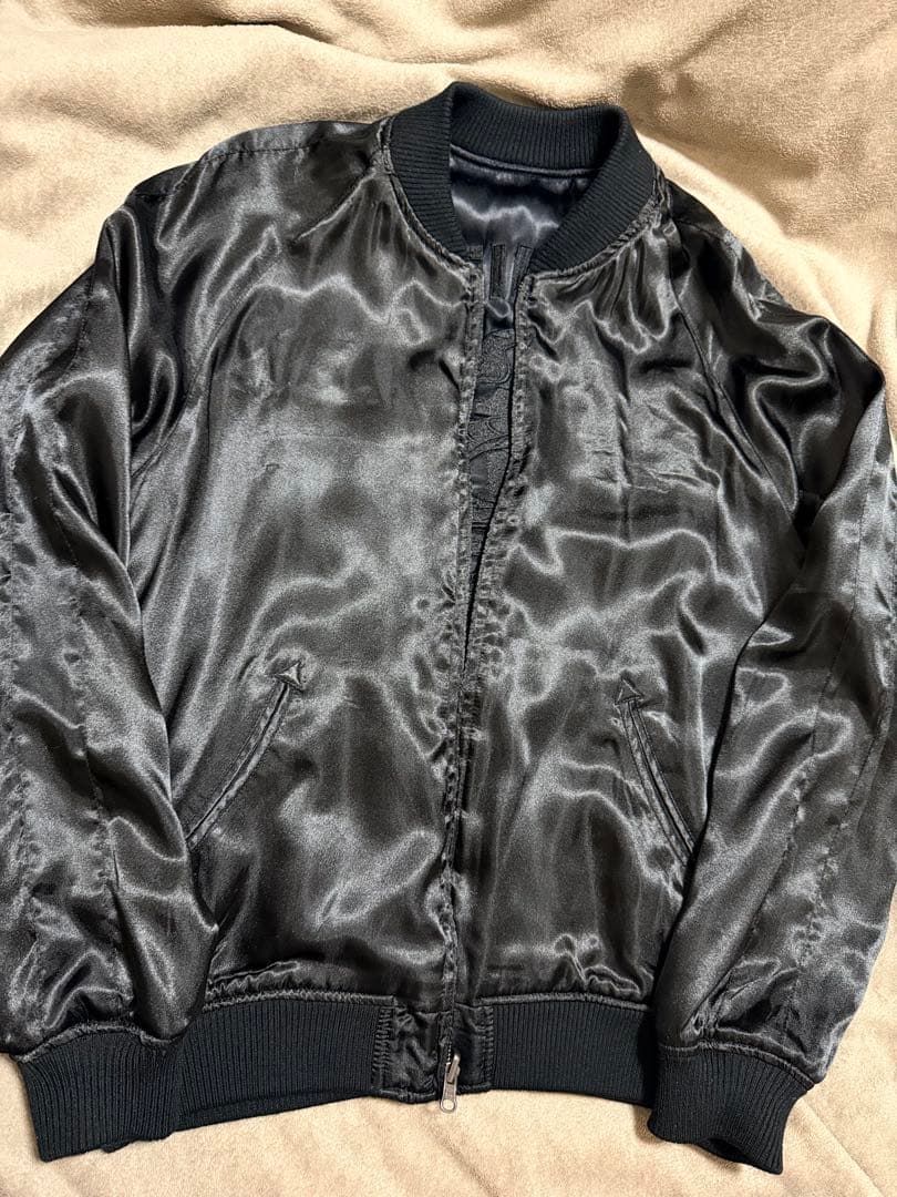 ２面用 AVIREX USA 蛇 日本 スカジャン レーヨン vintage