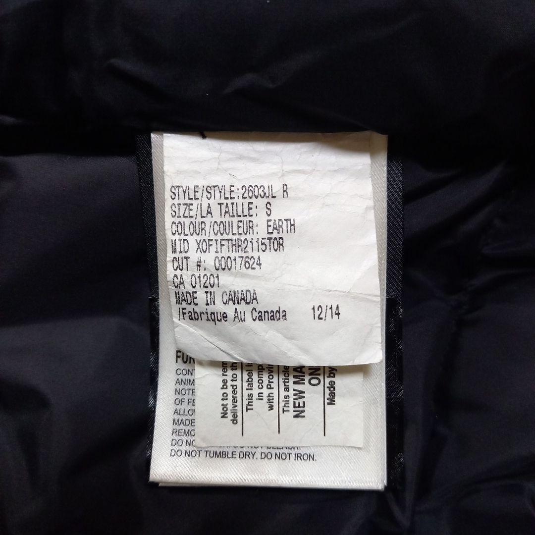 カナダグース　ブロンテ　パーカ　ダウンジャケット　サイズS　2603JL