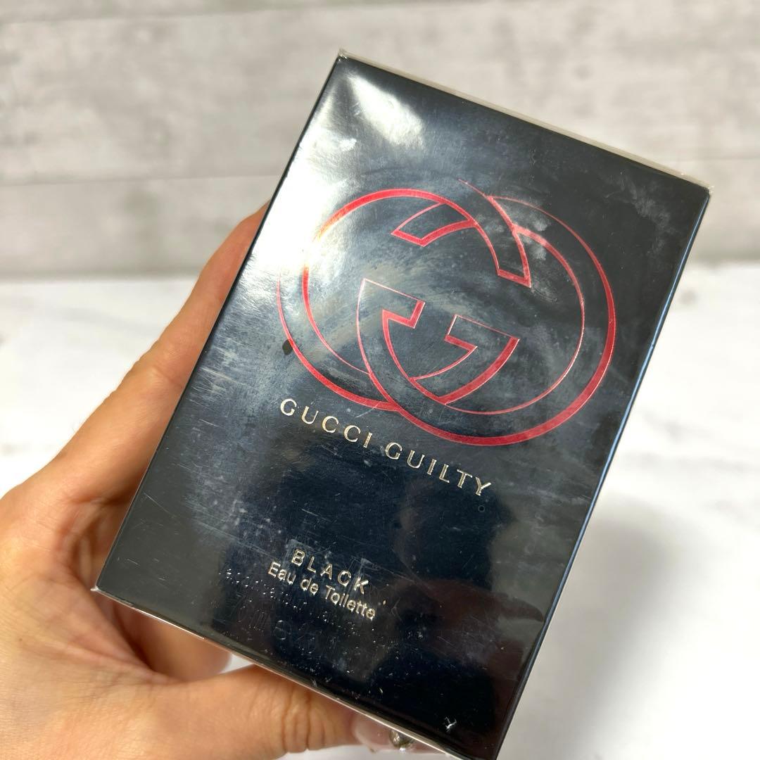 新品未回復　GUCCI グッチ ギルティブラック オードトワレ 75ml 香水