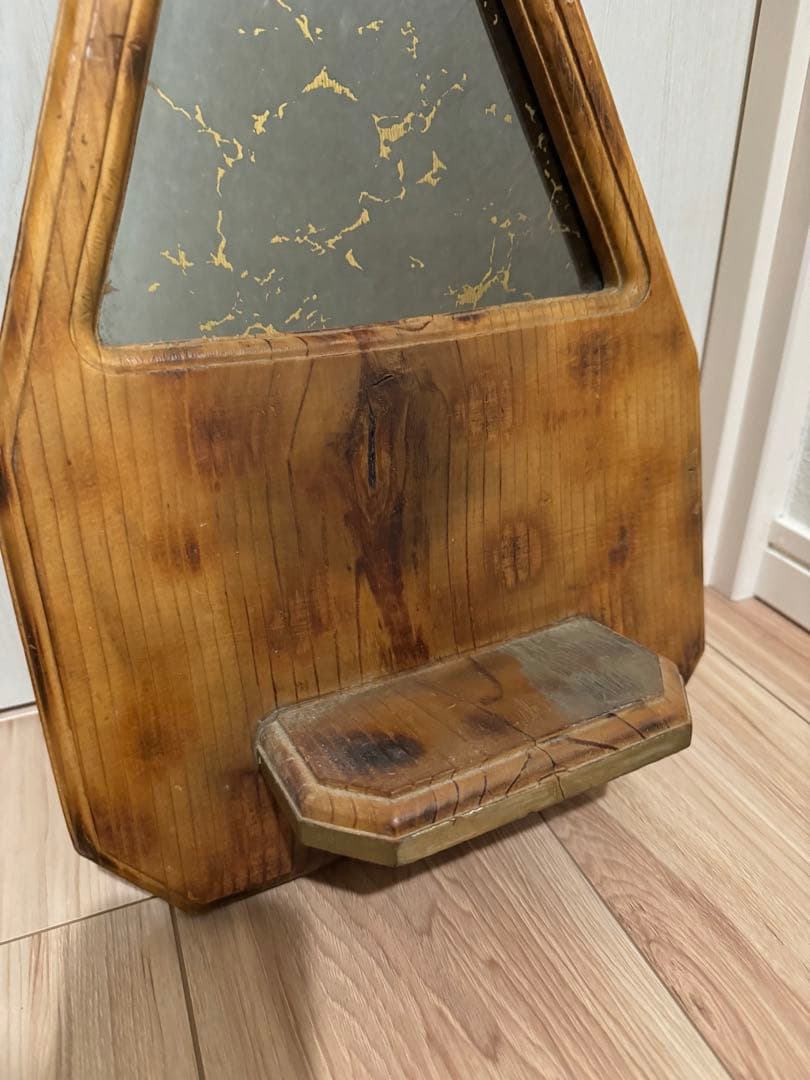 vintage 壁掛け　鏡　ミラー