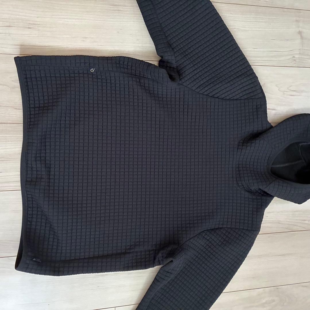 美品 ルルレモン lululemon キルティングスウェット 上下セット 黒 S